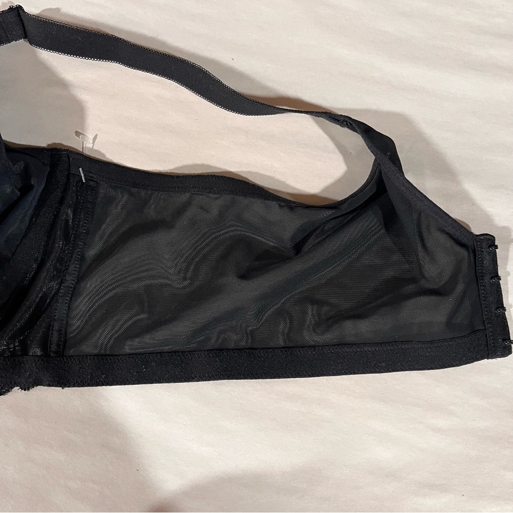 Torrid Black Lace Unlined Full Coverage Underwire Bra 46D - Picture 10 of 12